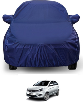 Auto Hub Car Cover For Tata Bolt (With Mirror Pockets)(Blue)