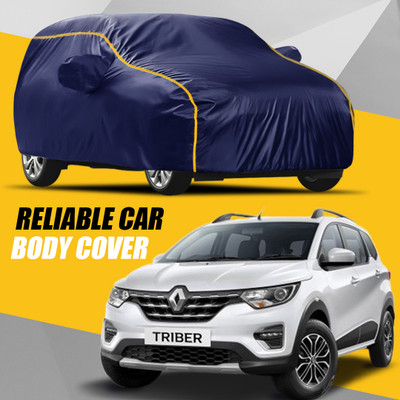 AUCTIMO Car Cover For Renault Triber (With Mirror Pockets)(Multicolor)