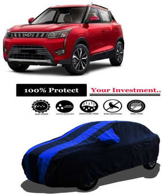 Amexride Car Cover For Mahindra XUV300 W8 Option Diesel (With Mirror Pockets)(Multicolor)