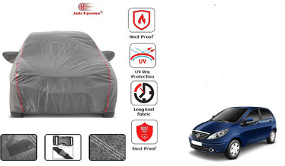 Auto Oprema Car Cover For Tata Vista Tech (With Mirror Pockets)(Grey)