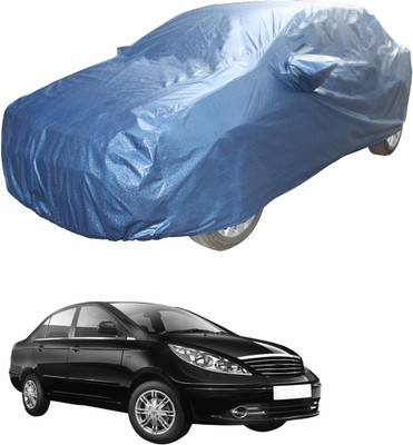SS FOR YOUR SMART NEEDS Car Cover For Tata Manza (With Mirror Pockets)(Blue)