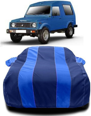 Autoprime Car Cover For Maruti Suzuki Gypsy MG-410 (With Mirror Pockets)(Blue, Blue)