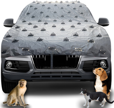 FAMEXON Car Cover For Universal For Car (Without Mirror Pockets)(Grey)