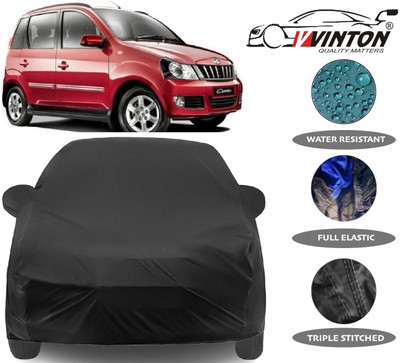 V VINTON Car Cover For Mahindra Quanto (With Mirror Pockets)(Black)