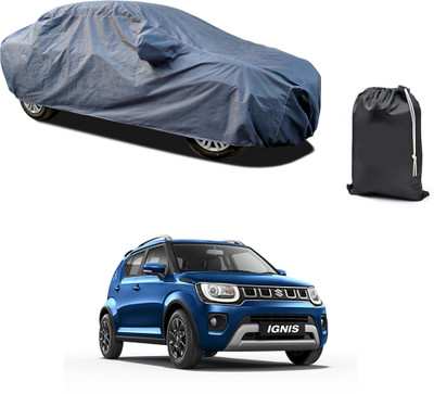 CODOKI Car Cover For Maruti Suzuki Ignis (With Mirror Pockets)(Grey, For 2019, 2020, 2021, 2022, 2023 Models)