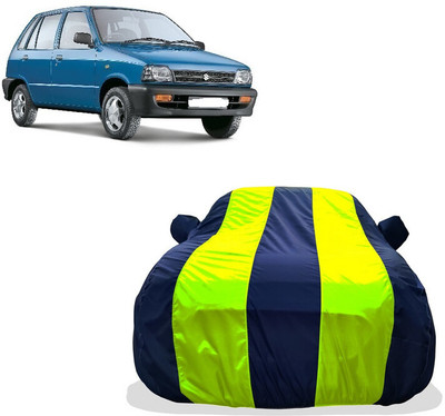 Tricway Car Cover For Maruti 800 AC Uniq (With Mirror Pockets)(Yellow)