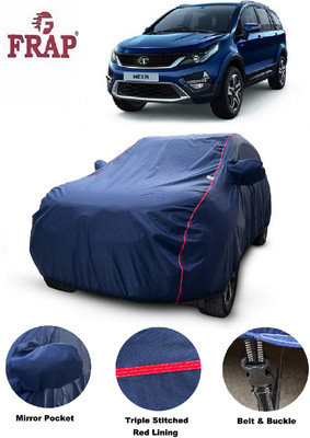 Frap Car Cover For Tata Hexa (With Mirror Pockets)(Blue)