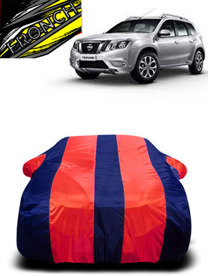 FRONCH Car Cover For Nissan Terrano (With Mirror Pockets)(Red, Blue)