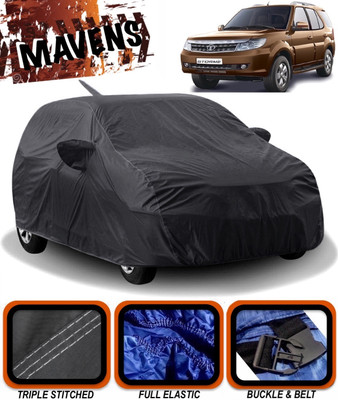 MAVENS Car Cover For Tata Safari Storme (With Mirror Pockets)(Black)