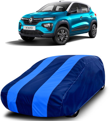 AutoBurn Car Cover For Renault Kwid (Without Mirror Pockets)(Blue, Blue)
