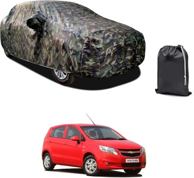 GOSHIV-car and bike accessories Car Cover For Chevrolet Sail UVA (With Mirror Pockets)(Green, For 2018, 2019, 2020, 2021, 2022, 2023 Models)