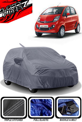 J S R Car Cover For Tata Nano Genx (With Mirror Pockets)(Grey)