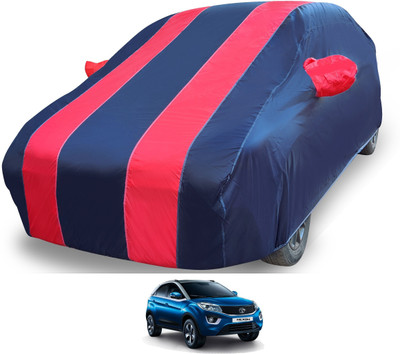 MOCKHE Car Cover For Tata Nexon (With Mirror Pockets)(Red)