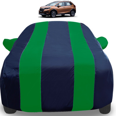 Auto Hub Car Cover For Honda WR-V (With Mirror Pockets)(Green)