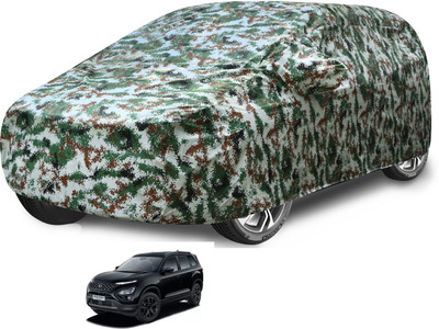 Caronix Car Cover For Tata Safari (With Mirror Pockets)(Multicolor)