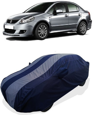 Coxtor Car Cover For Maruti Suzuki SX4 (With Mirror Pockets)(Grey)