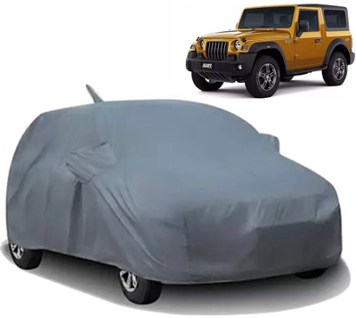 S Shine Max Car Cover For Mahindra Thar(Grey)