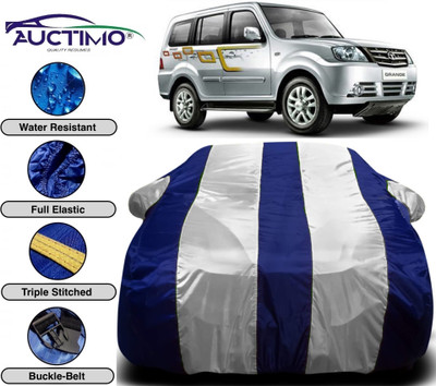 AUCTIMO Car Cover For Tata Sumo Grande (With Mirror Pockets)(Multicolor)