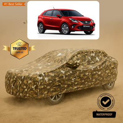 PAGORA Car Cover For Toyota Glanza G Smart Hybrid Petrol (With Mirror Pockets)(Yellow)