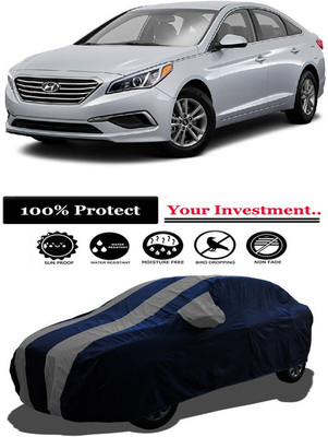 Amexride Car Cover For Hyundai Sonata 2.4L (With Mirror Pockets)(Grey)