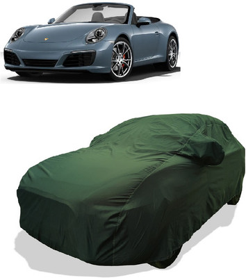 Coxtor Car Cover For Porsche 911 Carrera S Petrol (With Mirror Pockets)(Gold)