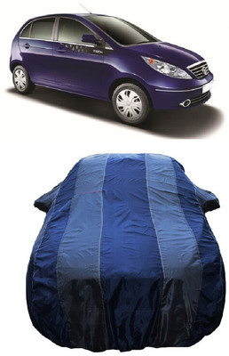 Wegather Car Cover For Tata Vista Tech (With Mirror Pockets)(Grey)