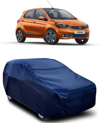 MoTRoX Car Cover For Tata Tiago (Without Mirror Pockets)(Blue)