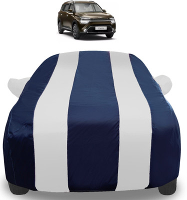 Amanzo Car Cover For Kia Carens (With Mirror Pockets)(Silver)
