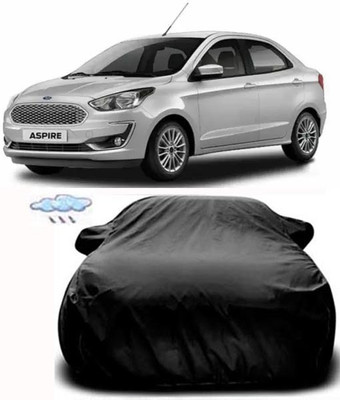 Aoriyon Car Cover For Ford Ikon (With Mirror Pockets)(Black)