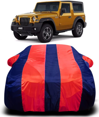 AXLOZ Car Cover For Mahindra Thar (With Mirror Pockets)(Multicolor)