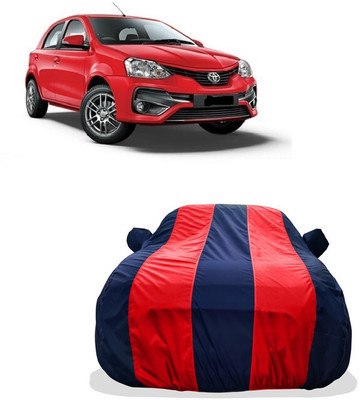 Tricway Car Cover For Toyota Etios Liva 1.2 VX Dual Tone Petrol (With Mirror Pockets)(Red)