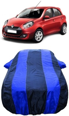 Wegather Car Cover For Renault Pulse (With Mirror Pockets)(Blue)