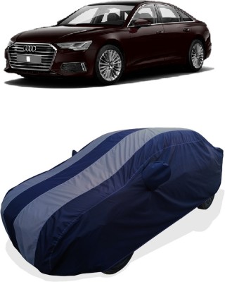 Coxtor Car Cover For Audi A6 (With Mirror Pockets)(Grey)