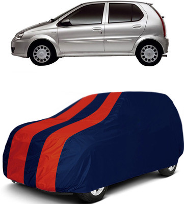 MoTRoX Car Cover For Tata Indica (Without Mirror Pockets)(Red, Blue)