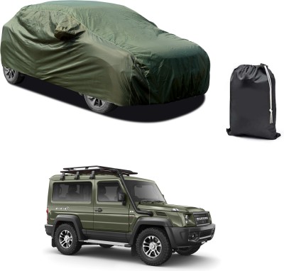 PAGORA Car Cover For Force Gurkha (With Mirror Pockets)(Green)