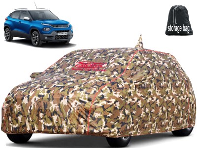 FAMEXON Car Cover For Tata Punch (With Mirror Pockets)(Multicolor)