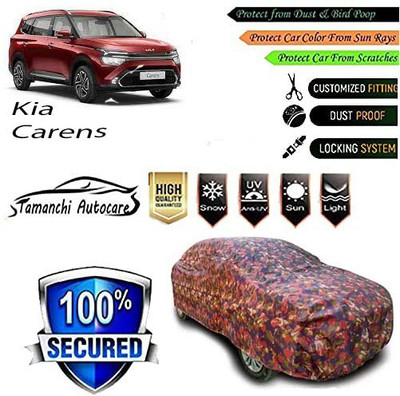 Tamanchi Autocare Car Cover For Kia Carens(Multicolor, For 2022 Models)