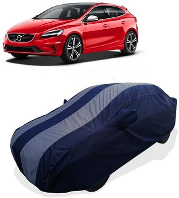 Coxtor Car Cover For Volvo V40 D3 R-Design (With Mirror Pockets)(Grey)