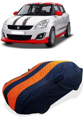 Coxtor Car Cover For Maruti Suzuki Swift VXI Glory Limited Edition (With Mirror Pockets)(Orange)