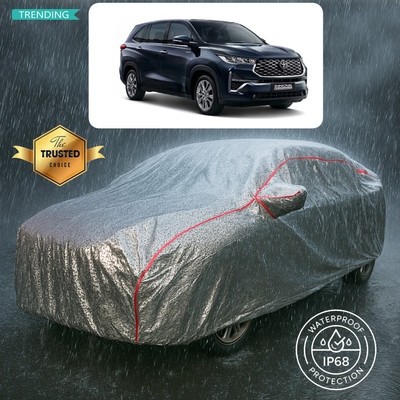 PAGORA Car Cover For Toyota Innova Hycross (With Mirror Pockets)(Silver)