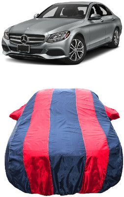 Wegather Car Cover For Mercedes Benz C-Class Progressive C 220d Diesel (With Mirror Pockets)(Red)