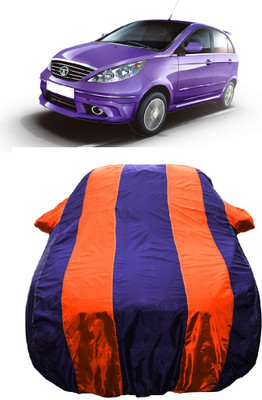 Wegather Car Cover For Tata Indica D90 (With Mirror Pockets)(Orange)