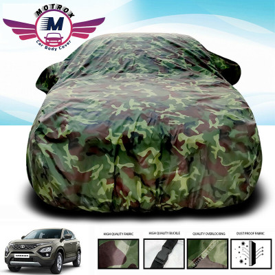 MoTRoX Car Cover For Tata Harrier (Without Mirror Pockets)(Green)