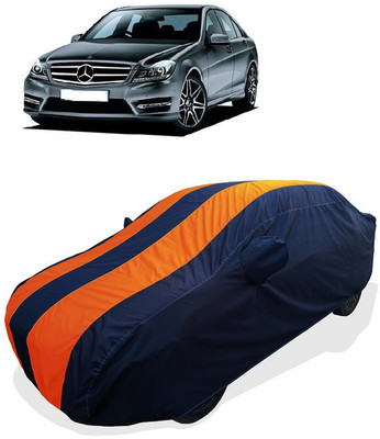 Coxtor Car Cover For Mercedes Benz C250 (With Mirror Pockets)(Orange)