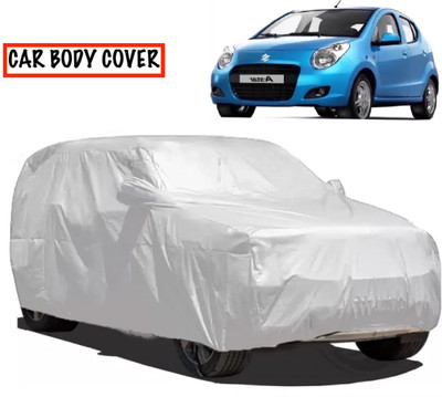 V VINTON Car Cover For Maruti Suzuki A-Star (With Mirror Pockets)(Silver)