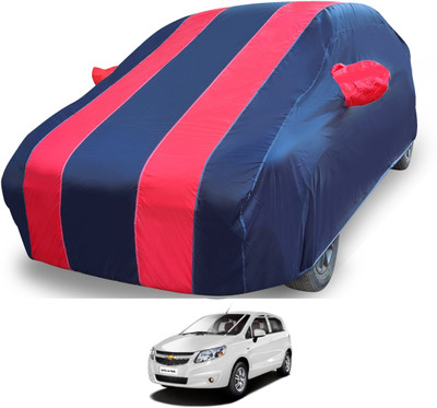 MOCKHE Car Cover For Chevrolet Sail UVA (With Mirror Pockets)(Red)