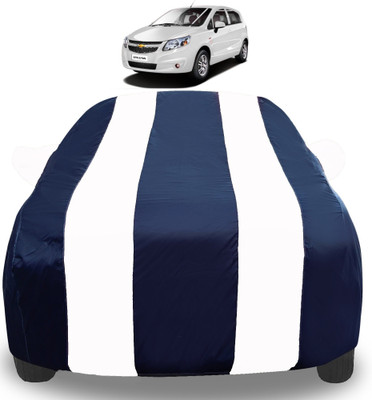 Auto Hub Car Cover For Chevrolet Sail UVA (With Mirror Pockets)(White)