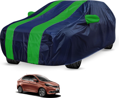 Auto Hub Car Cover For Tata Tigor (Without Mirror Pockets)(Blue, Green, For 2018 Models)