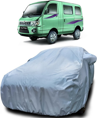 THE REAL ARV Car Cover For Mahindra Supro (With Mirror Pockets)(Silver)