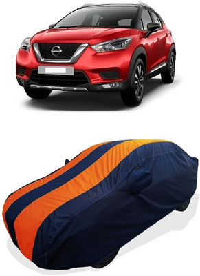 Coxtor Car Cover For Nissan Kicks XV 1.5 D (With Mirror Pockets)(Orange)